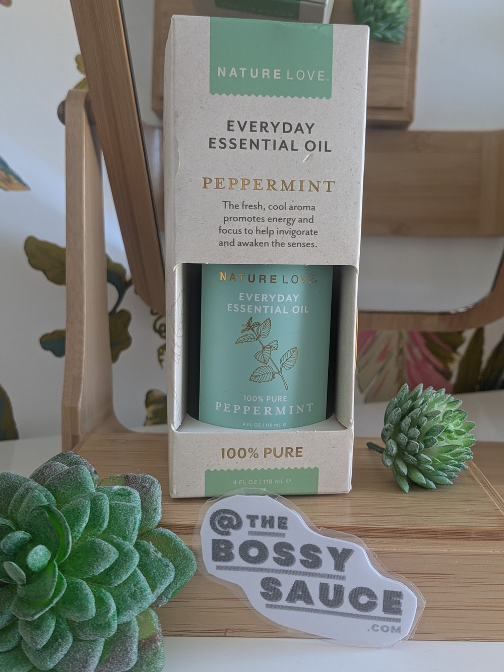 🌸 Nature Love Peppermint 100% Pure Essential Oil NWT